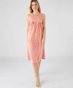 Lot de 2 chemises de nuit pur coton peigné