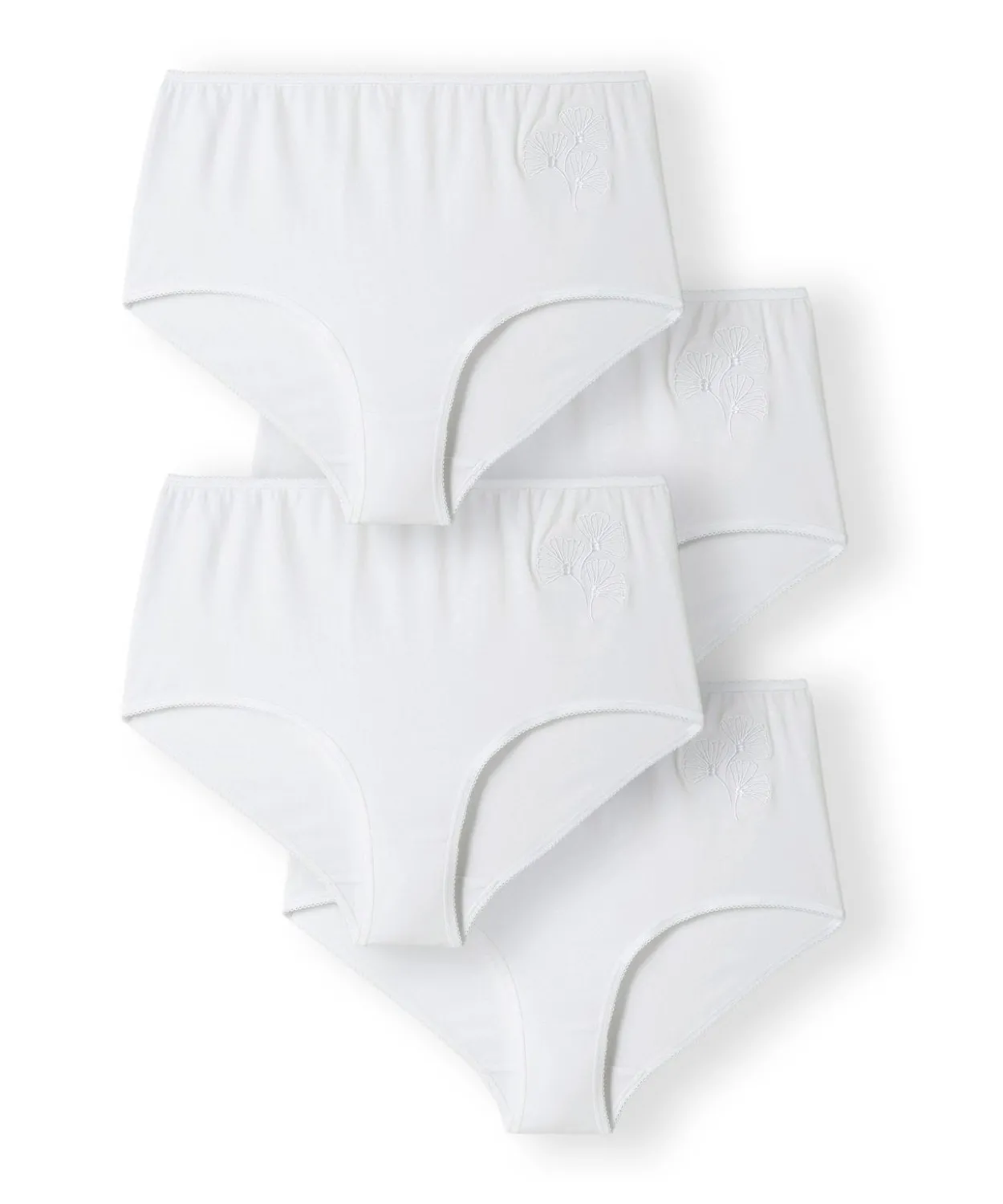 Lot de 4 culottes maxi broderie fantaisie