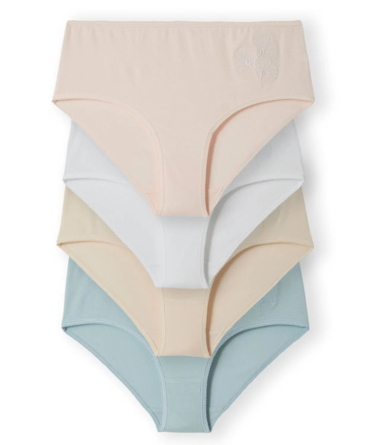 Lot de 4 culottes maxi broderie fantaisie