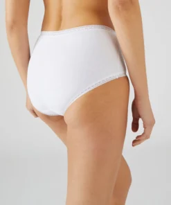 Lot de 3 culottes midi coton stretch + 1 GRATUITE