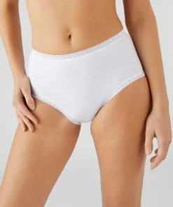 Lot de 3 culottes midi coton stretch + 1 GRATUITE