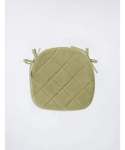 Lot de 2 galettes de chaise matelassées mousse résiliente