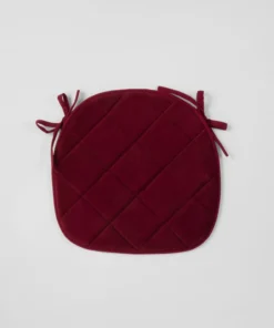 Lot de 2 galettes de chaise matelassées mousse résiliente