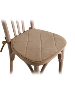 Lot de 2 galettes de chaise matelassées mousse résiliente