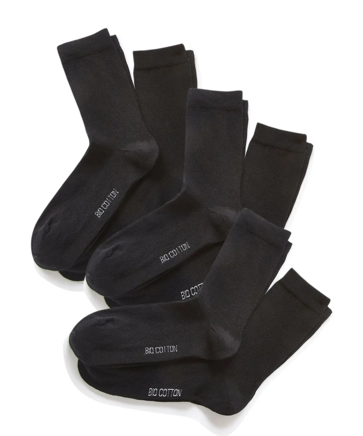 Lot de 3 paires de chaussettes en coton biologique majoritaire