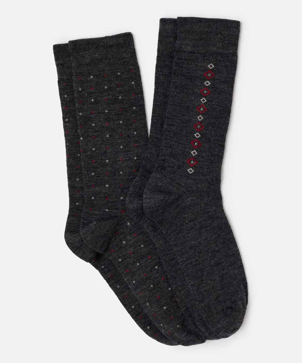 Lot de 2 paires de chaussettes Thermolactyl en maille laineuse