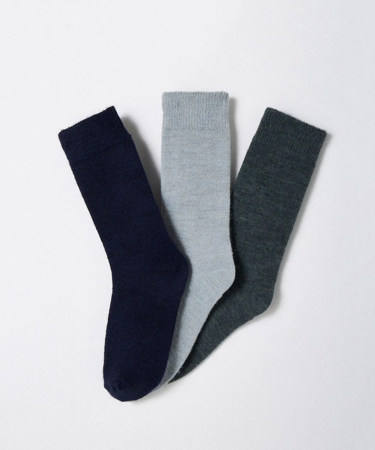 Lot de 3 paires de chaussettes unies Thermolactyl