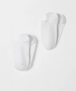 Lot de 2 paires de socquettes mixtes invisibles