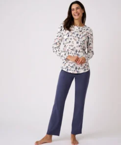 Lot de 2 pyjamas maille jersey pur coton peigné