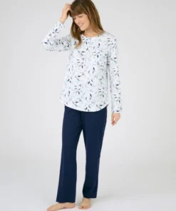 Lot de 2 pyjamas maille jersey pur coton peigné