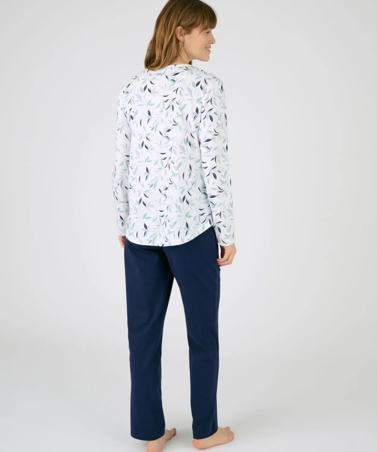 Lot de 2 pyjamas maille jersey pur coton peigné