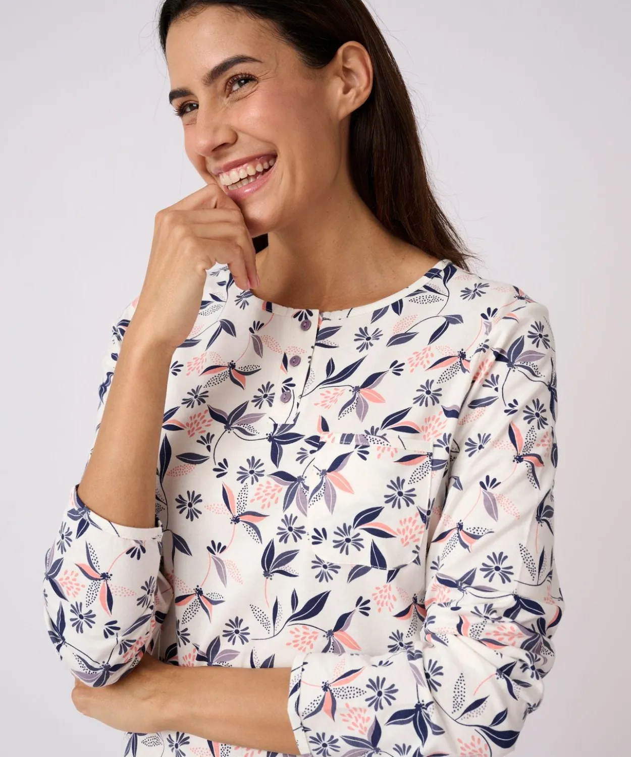 Lot de 2 pyjamas maille jersey pur coton peigné