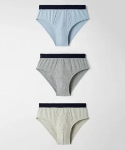 Lot de 3 slips ouverts maille jersey
