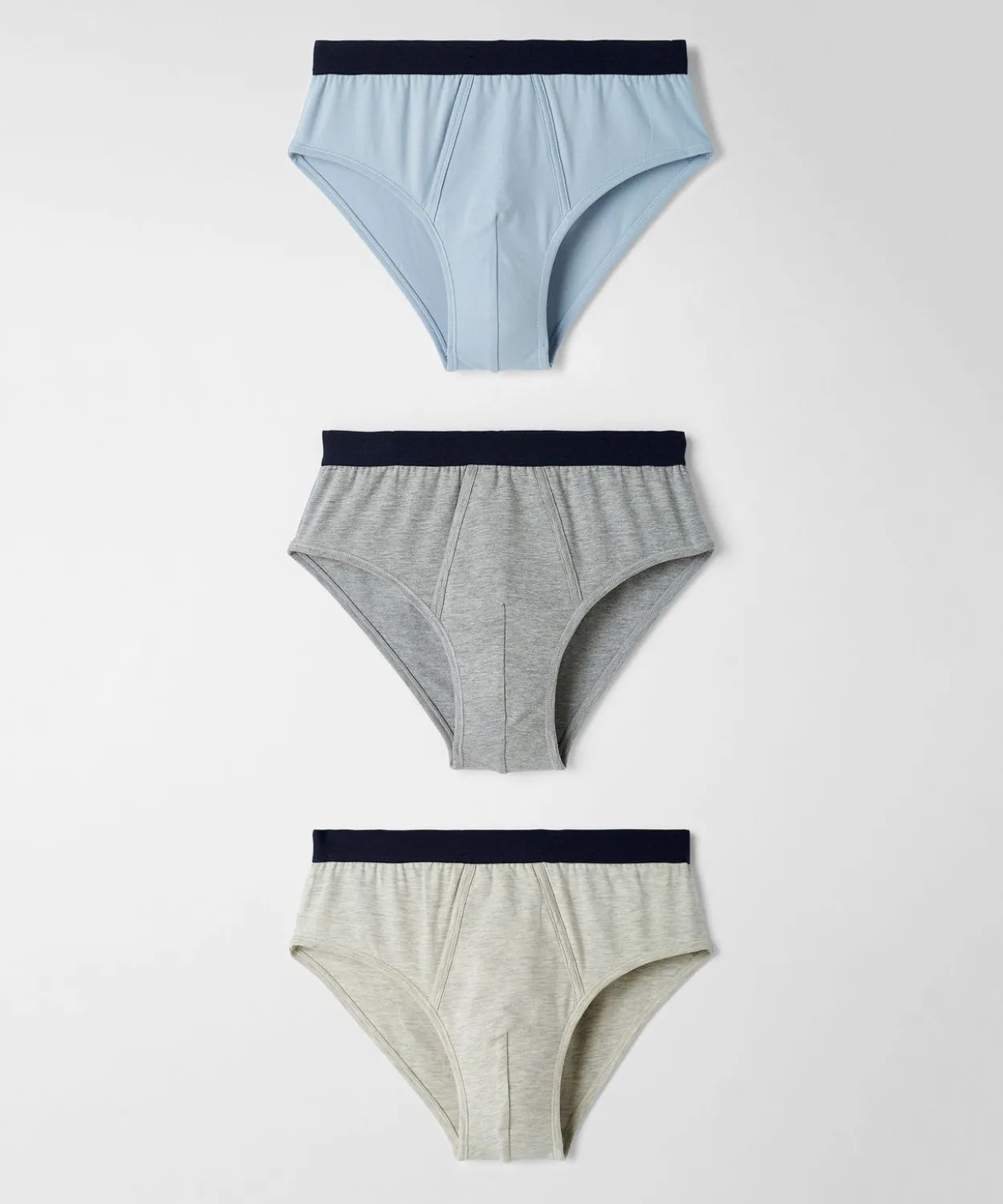 Lot de 3 slips ouverts maille jersey