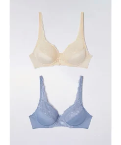 Lot de 2 soutiens-gorge dentelle à armatures
