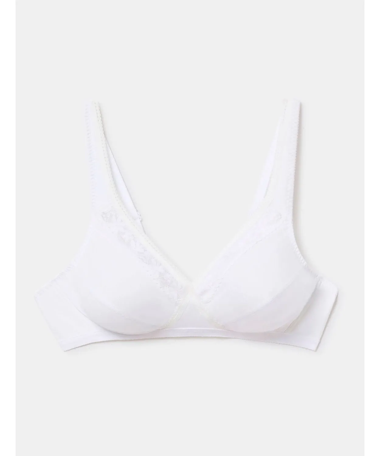 Lot de 2 soutiens-gorge sans armatures Coeur Croisé Coton de Playtex