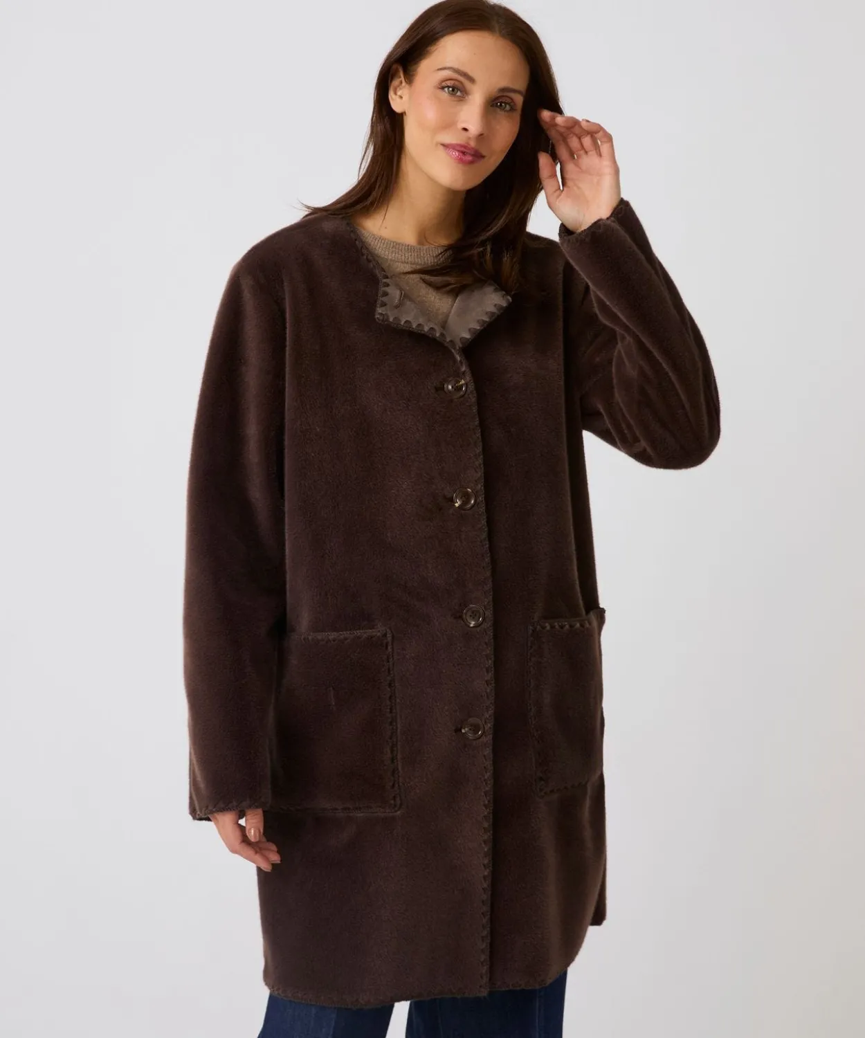 Manteau toucher doux
