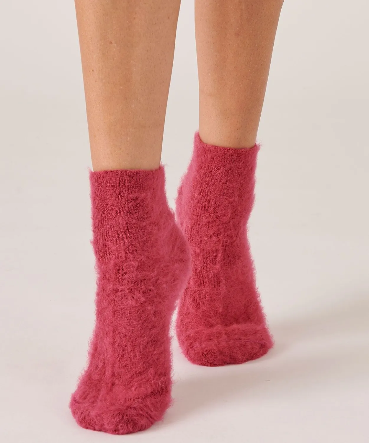 Mi-chaussettes de lit réversibles Thermolactyl.