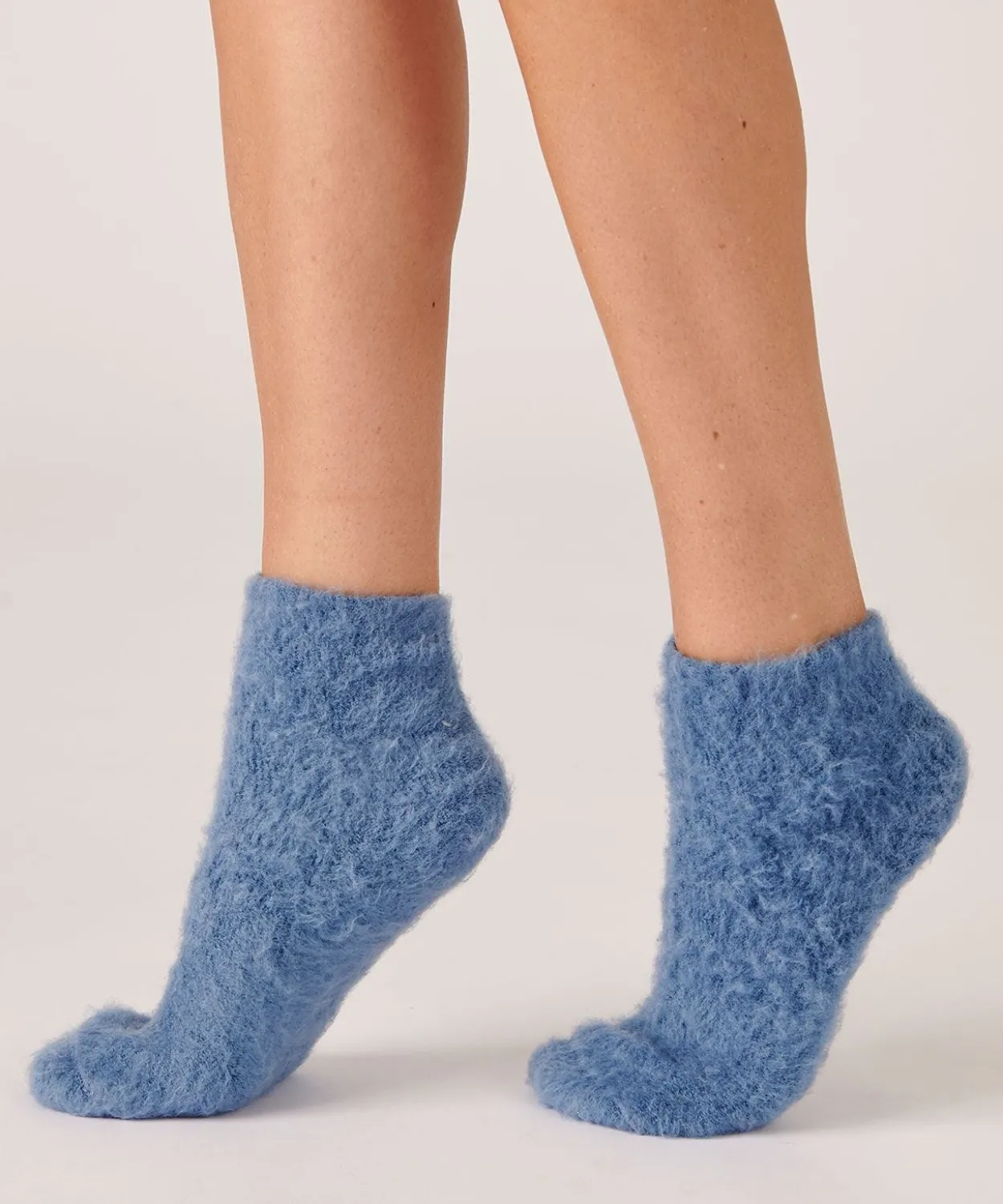 Mi-chaussettes de lit réversibles Thermolactyl.