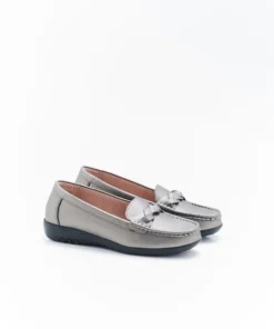Mocassins Amortyl dessus croûte de cuir grainé