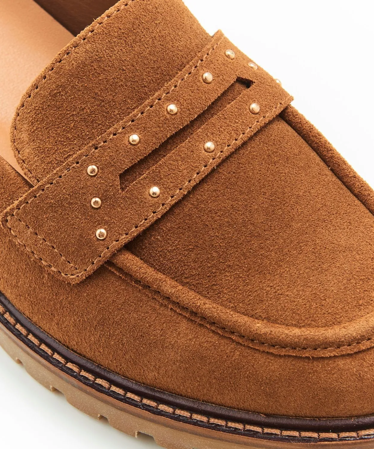 Mocassins Amortyl détails cloutés