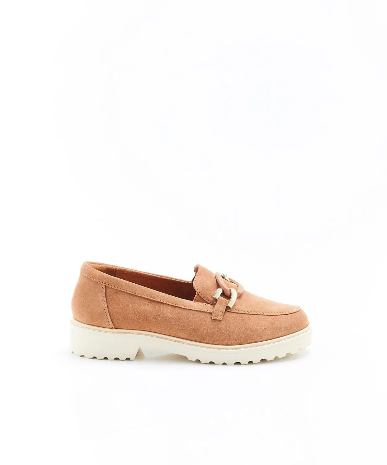 Mocassins crantés avec chaînette Amortyl
