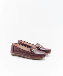 Mocassins motif animalier