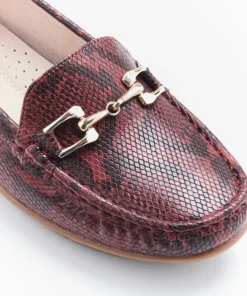Mocassins motif animalier