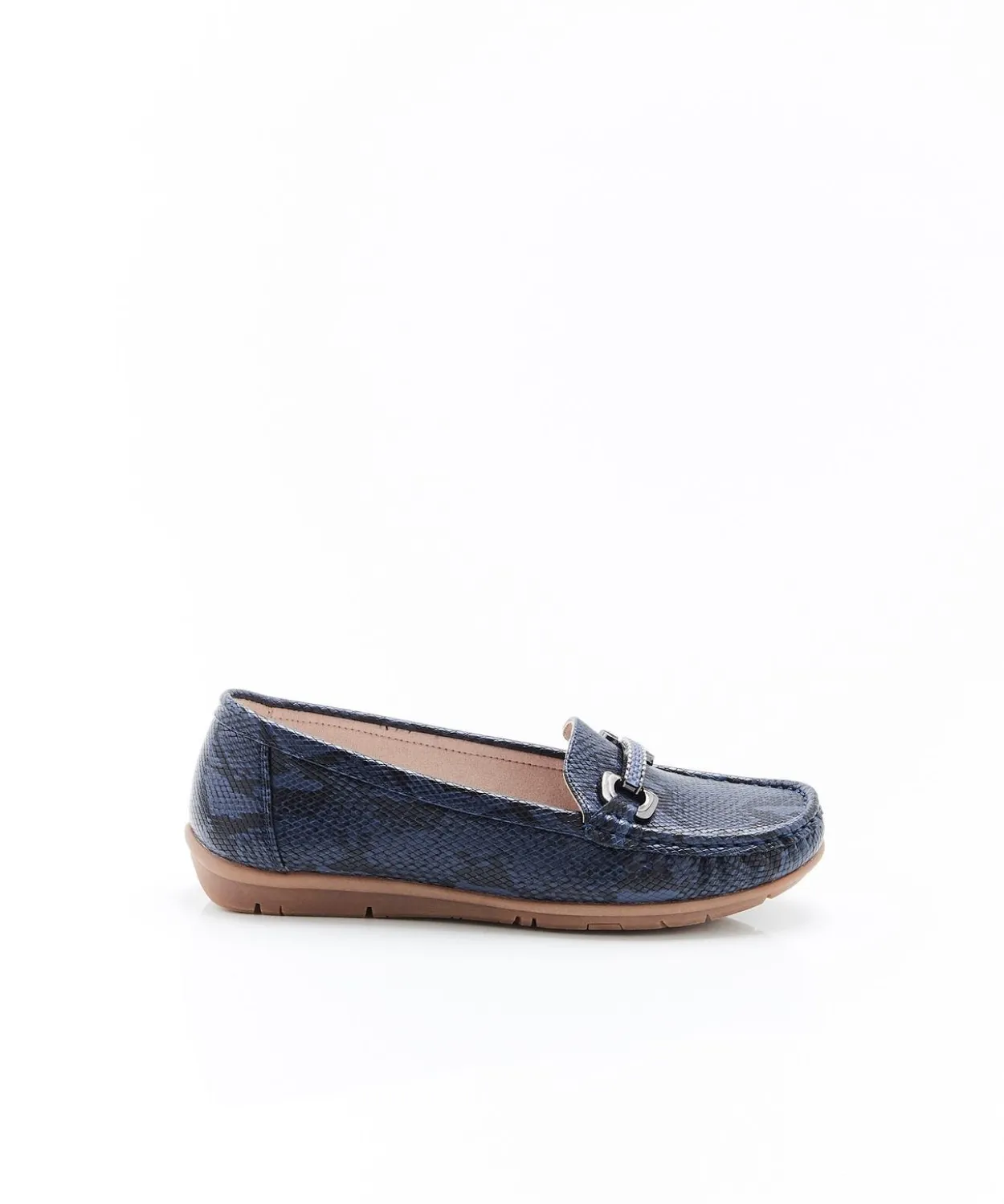 Mocassins motif animalier