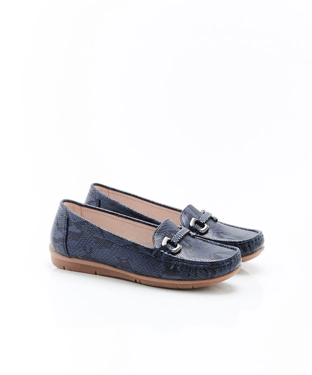 Mocassins motif animalier