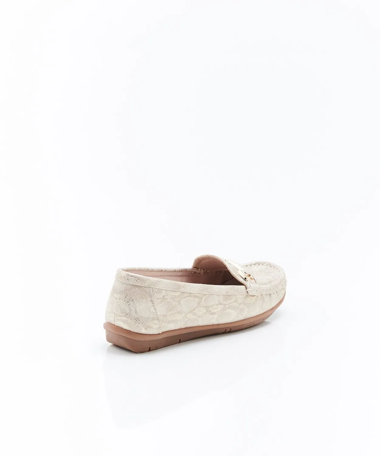 Mocassins motif animalier