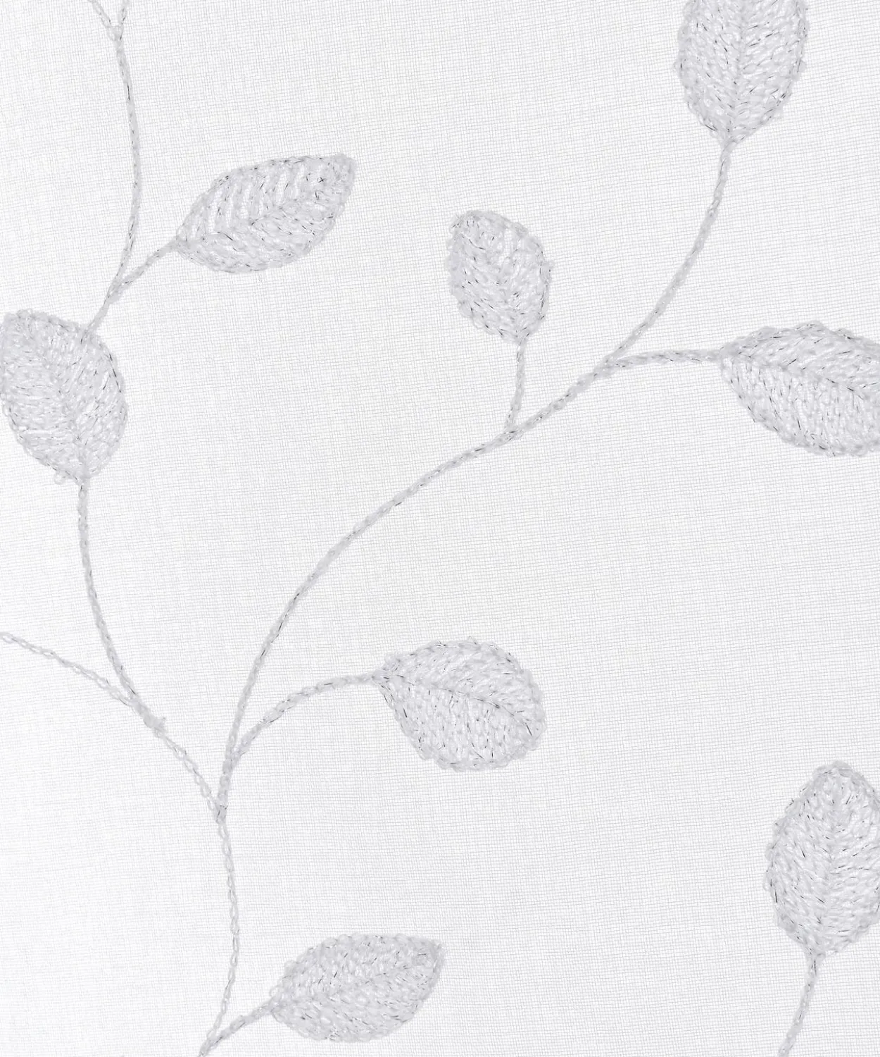 Paire de vitrages Etamine brodée