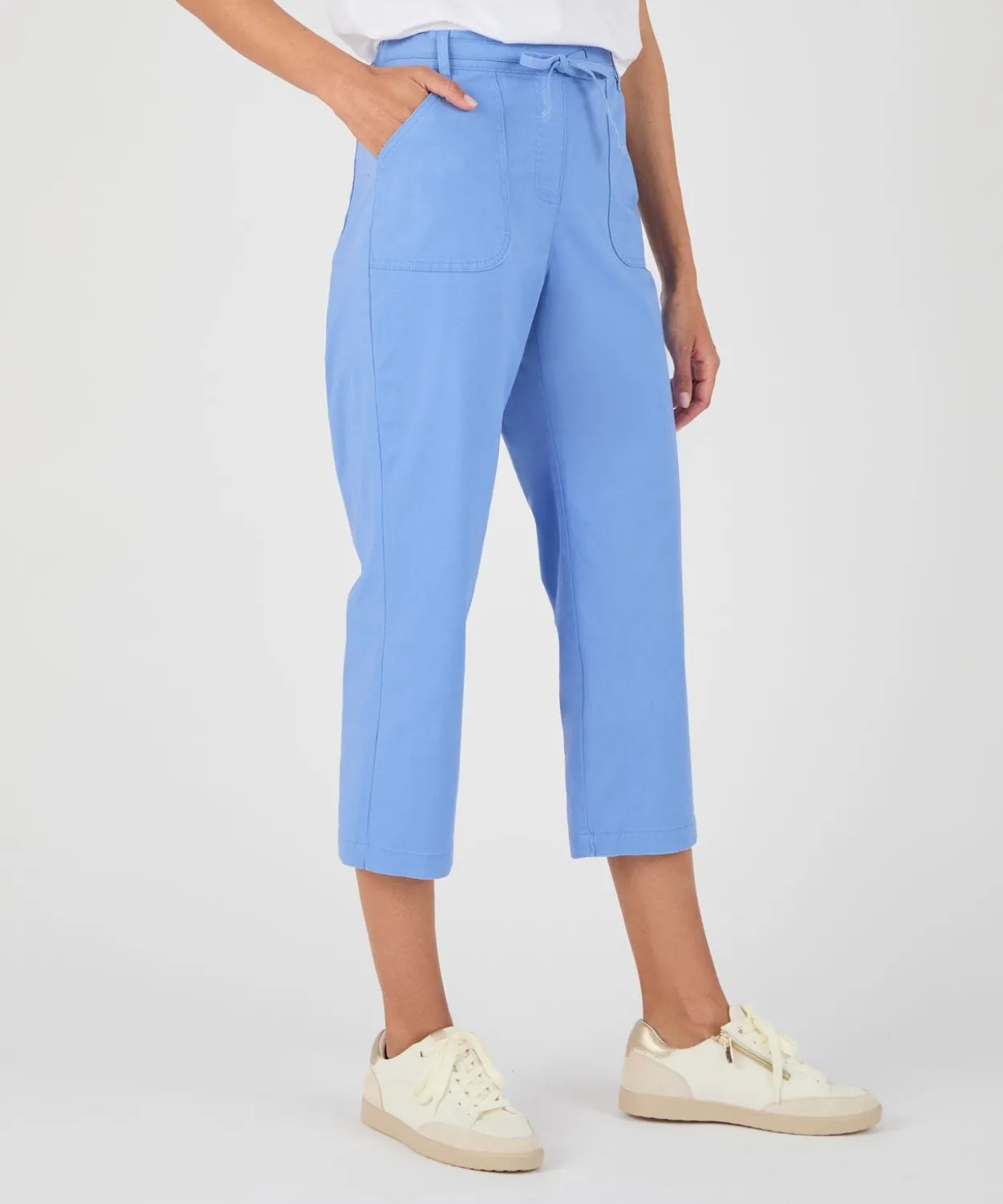 Pantacourt coton stretch
