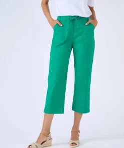 Pantacourt coton stretch