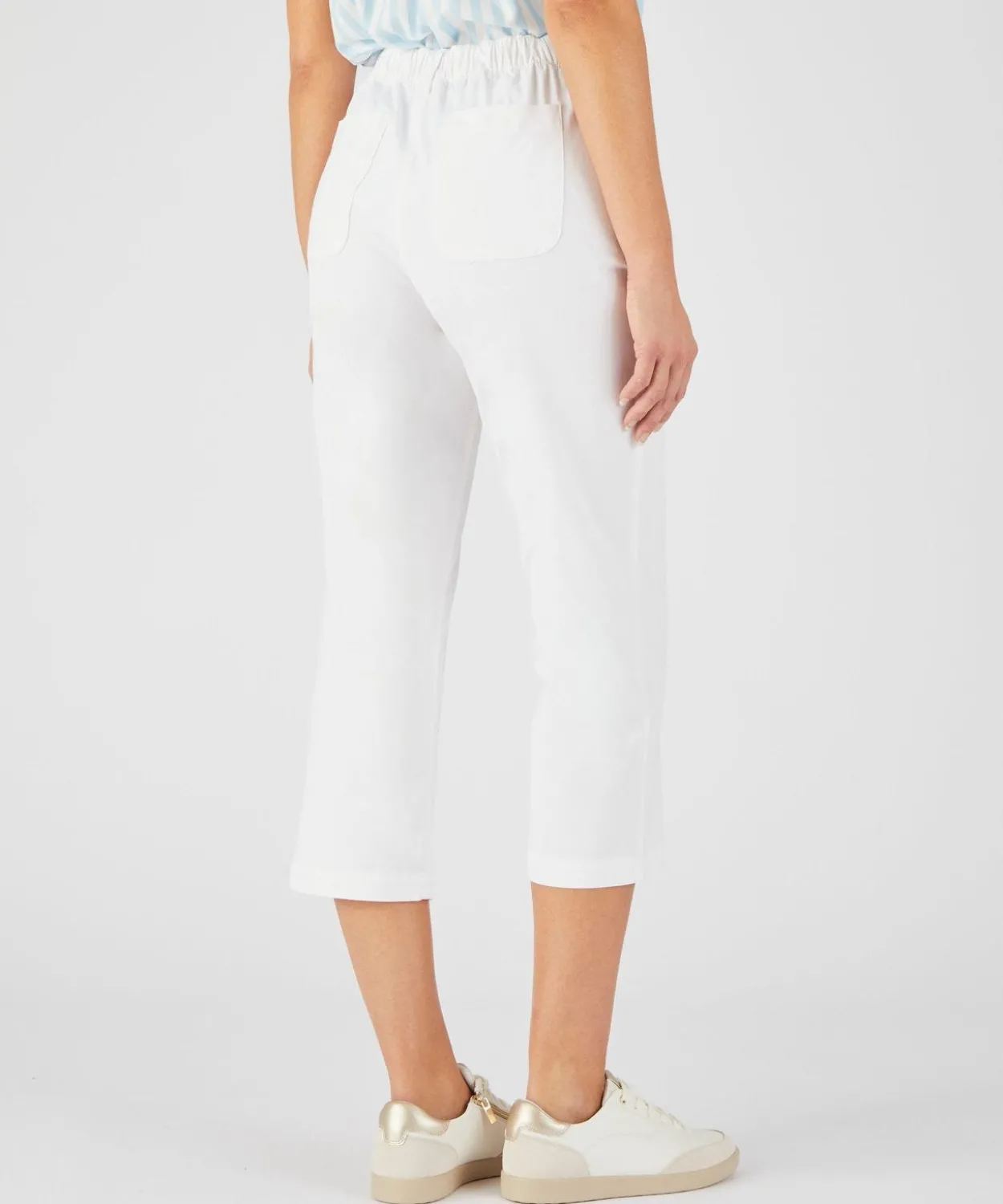 Pantacourt coton stretch