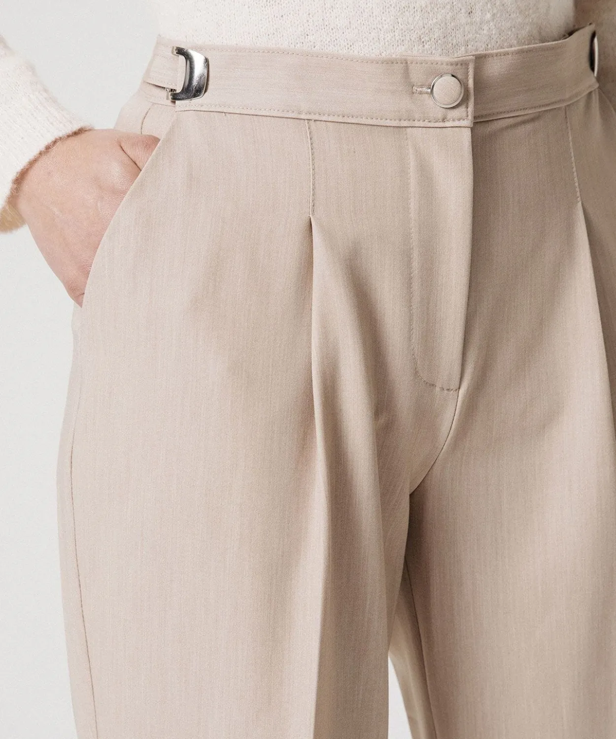 Pantalon ceinture réglable, 2 statures