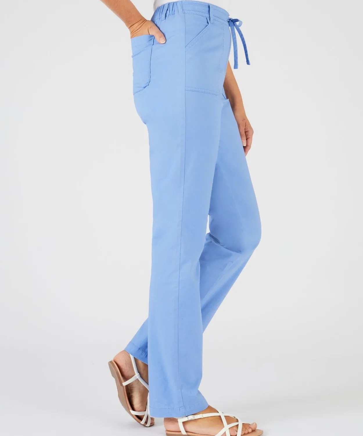 Pantalon coton stretch