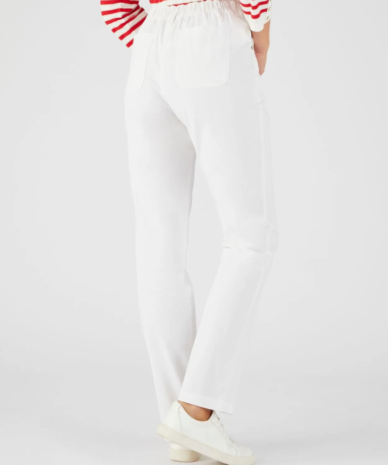 Pantalon coton stretch