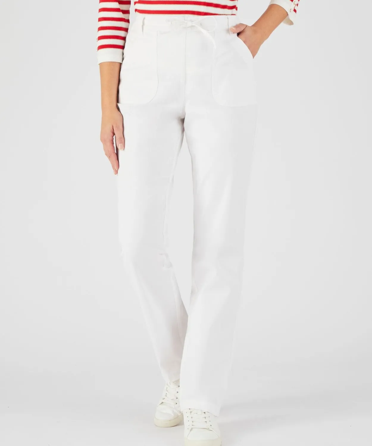 Pantalon coton stretch