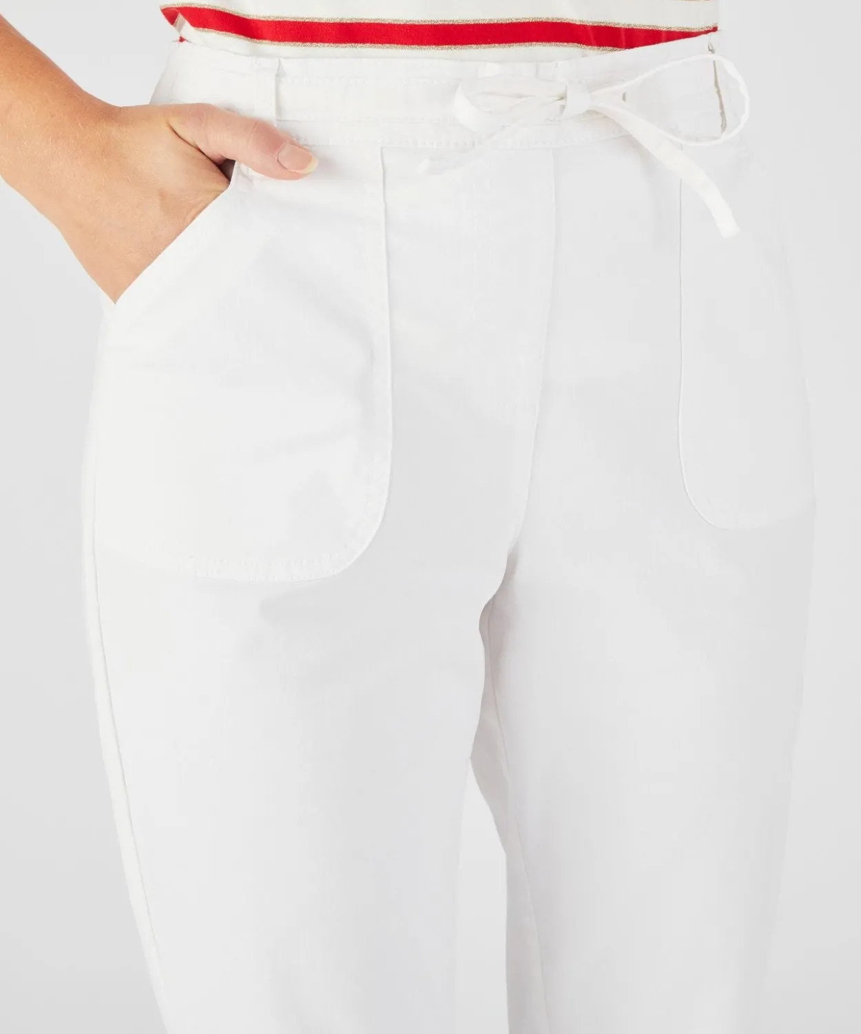 Pantalon coton stretch