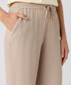 Pantalon crépon enfilable