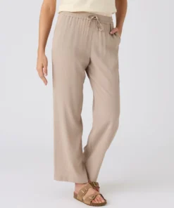 Pantalon crépon enfilable