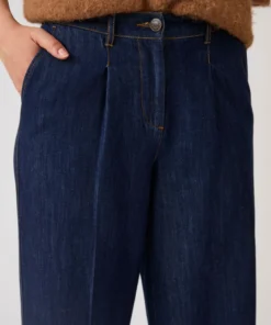 Pantalon denim ample