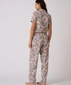 Pantalon de pyjama en maille jersey pur coton