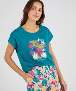 Pantalon de pyjama en maille jersey pur coton