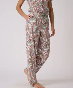 Pantalon de pyjama en maille jersey pur coton