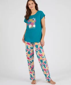 Pantalon de pyjama en maille jersey pur coton