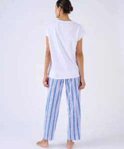 Pantalon de pyjama en maille jersey pur coton