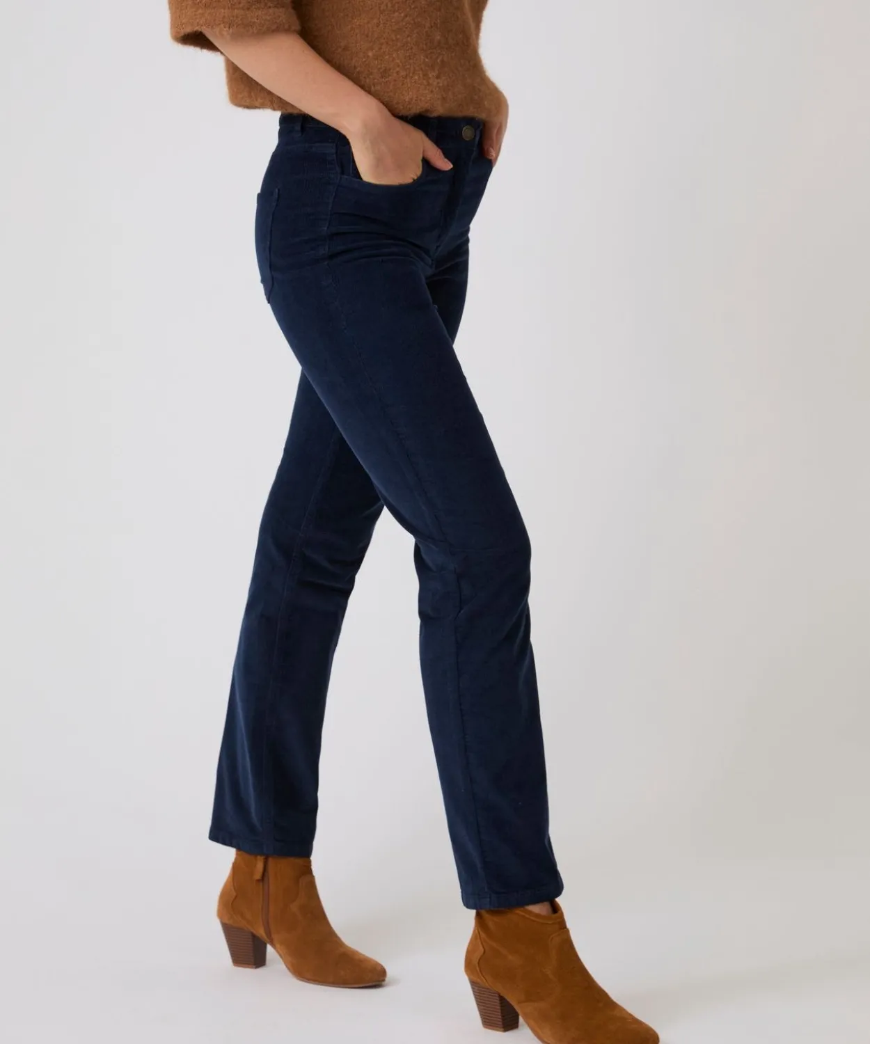 Pantalon droit velours Perfect Fit by Damart