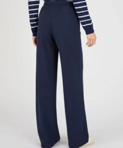 Pantalon large classique en maille